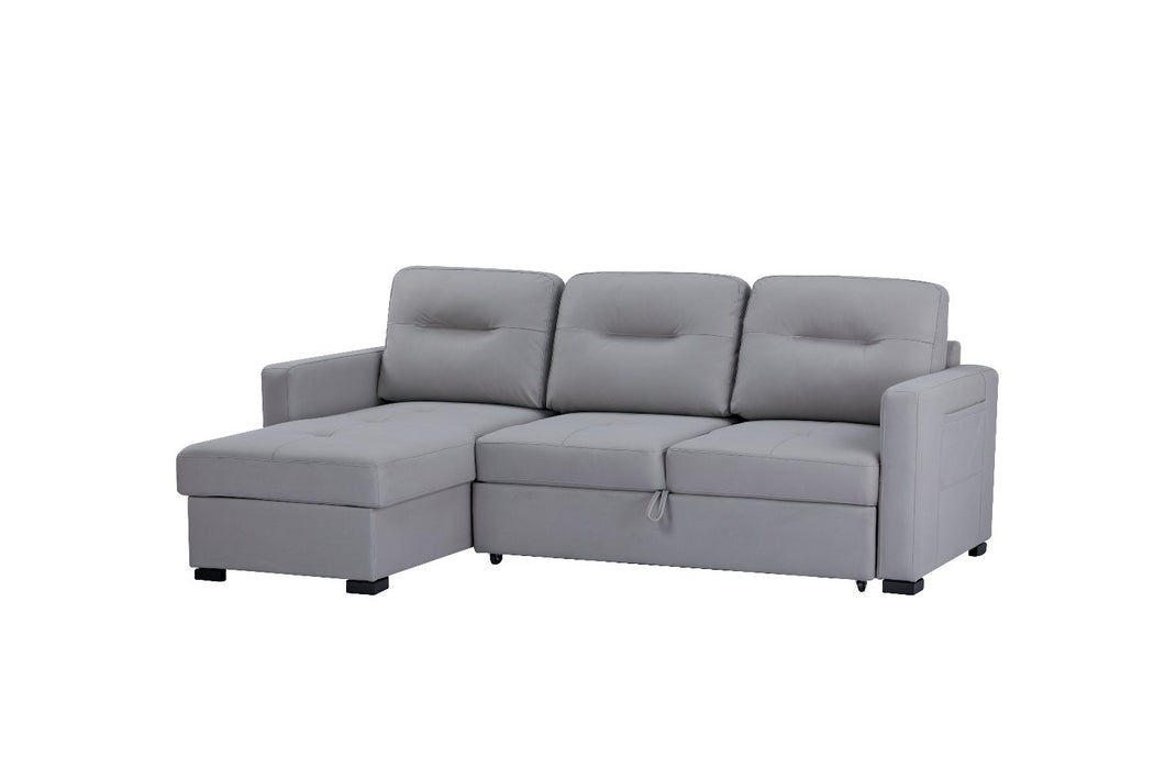 Sofá Cama Pantry Microfibra Plata