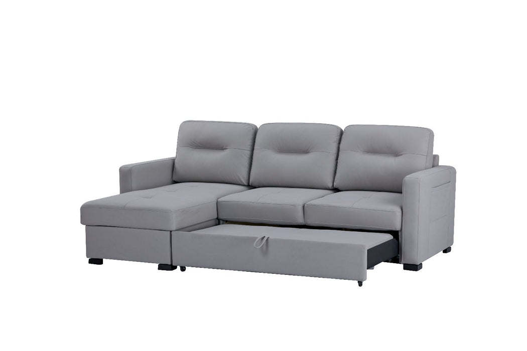Sofá Cama Pantry Microfibra Plata