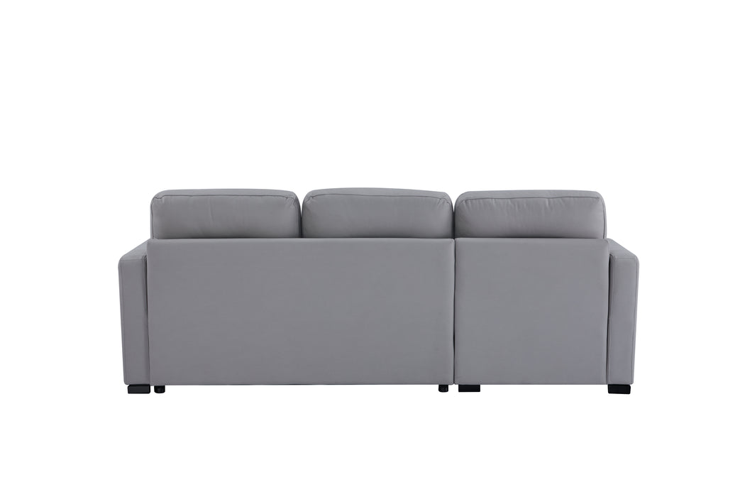 Sofá Cama Pantry Microfibra Plata