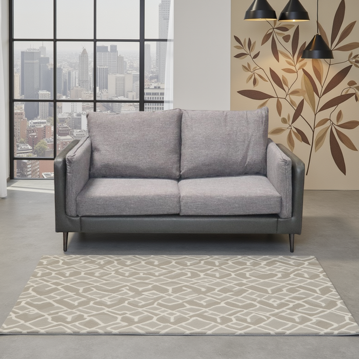 Sofá 3 Puestos Niki Microfibra Gris,Plom