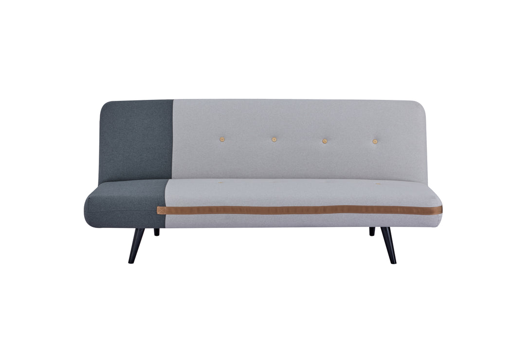 Sofá Cama Naomi Microfibra Plata, Plomo