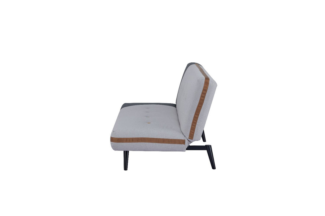 Sofá Cama Naomi Microfibra Plata, Plomo