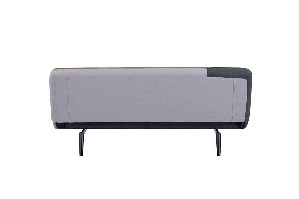 Sofá Cama Naomi Microfibra Plata, Plomo