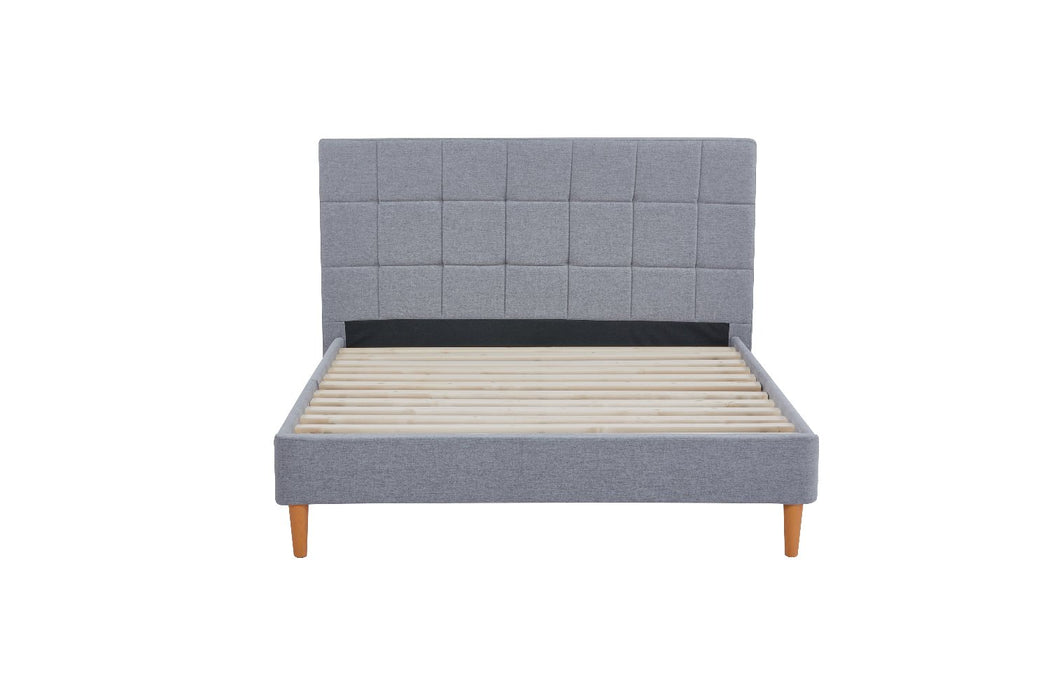Cama Queen Nala Microfibra Plata