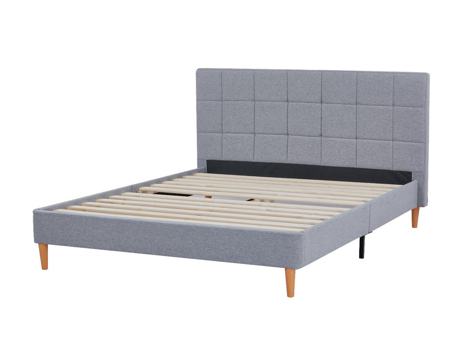 Cama Queen Nala Microfibra Plata