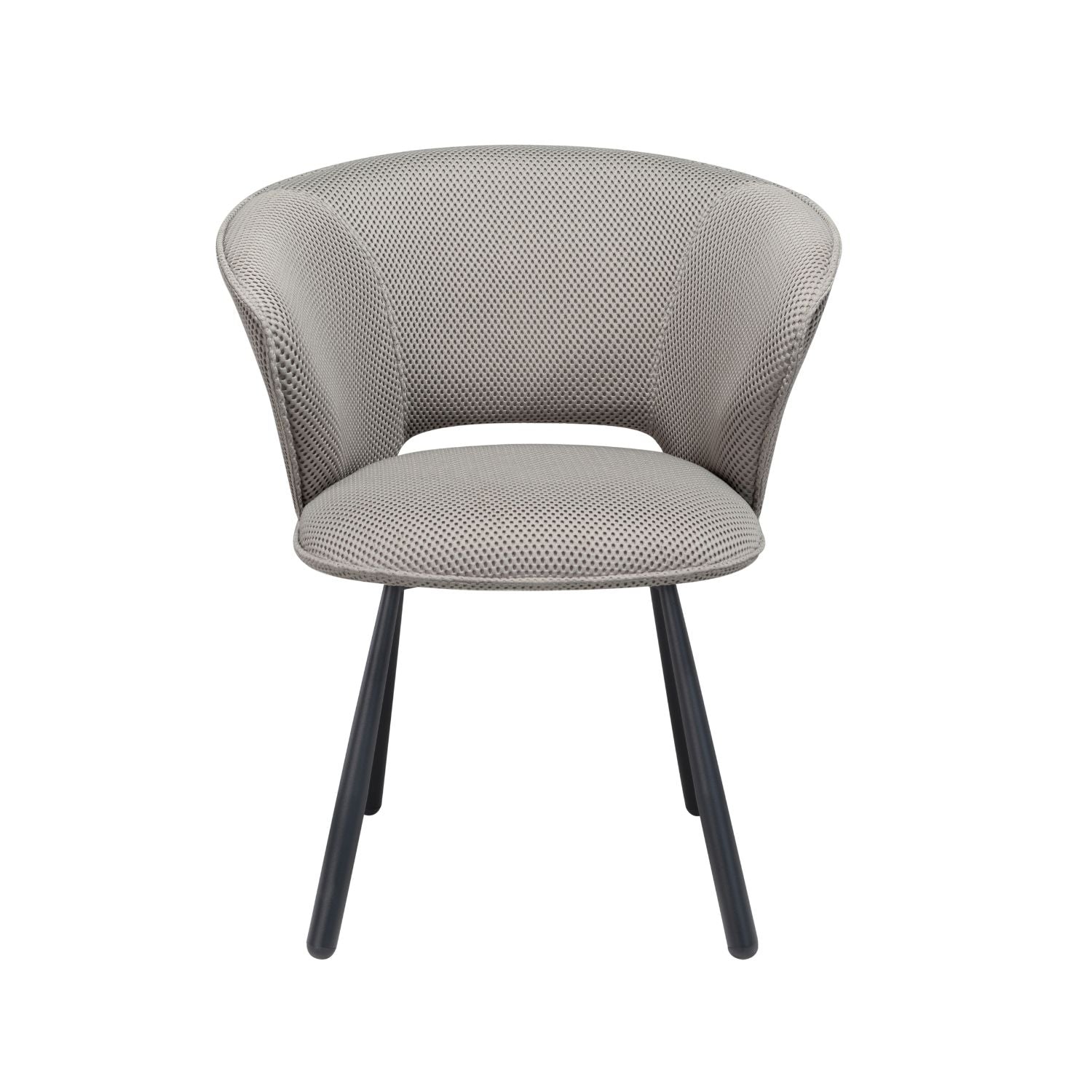 Silla de Comedor Salome Microfibra Gris Claro