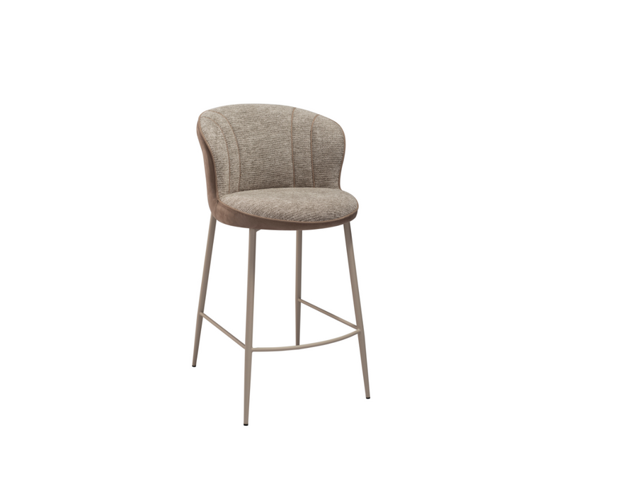 Silla Bar Saturn Lino Gris