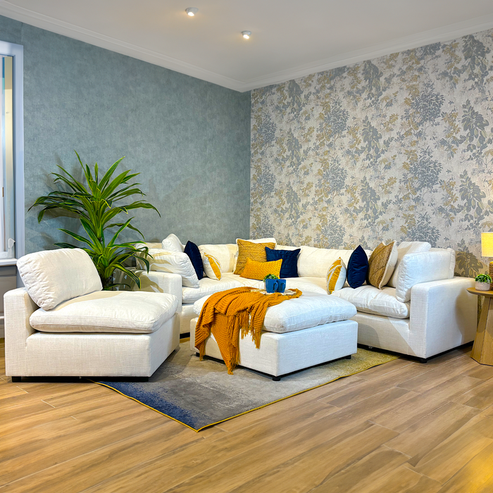 Sala Rinconera Romby Lino Beige