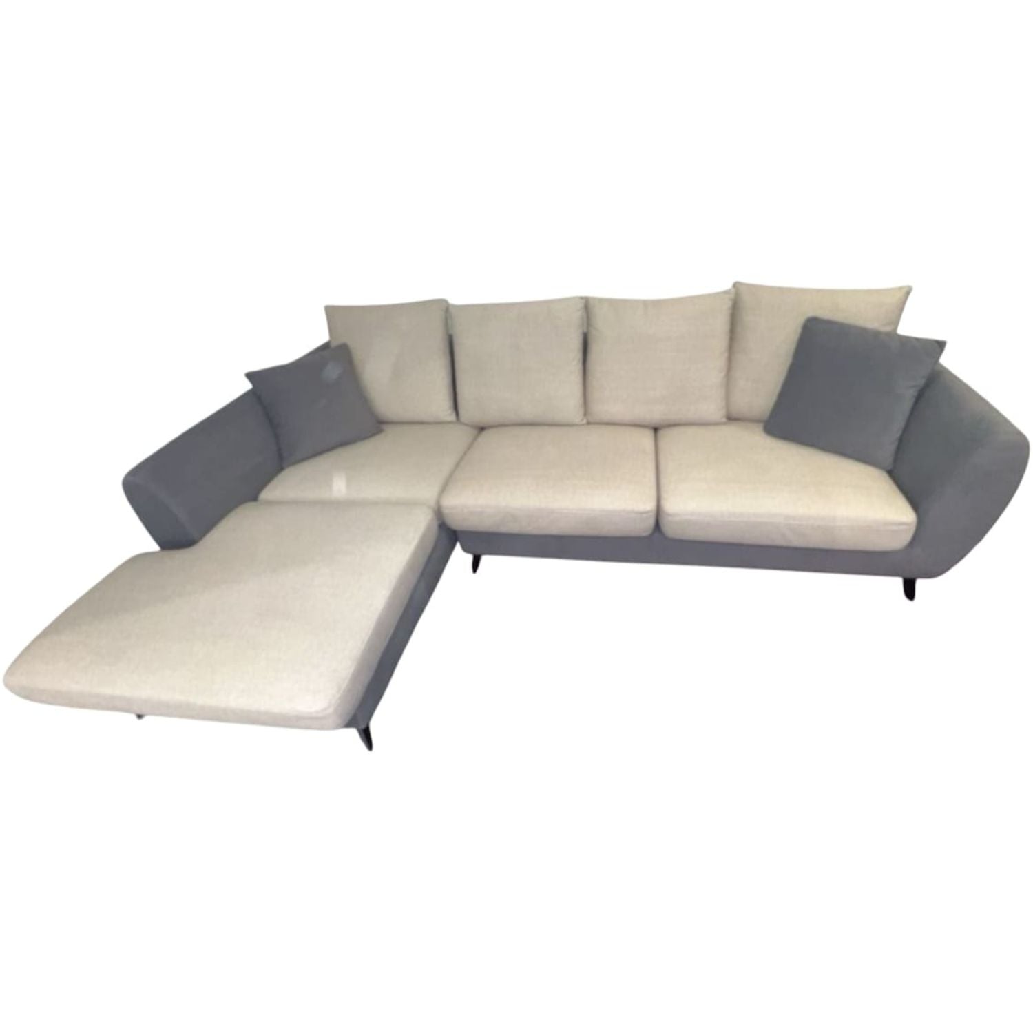 Sala Rinconera Soft Eurolino Beige, Gris