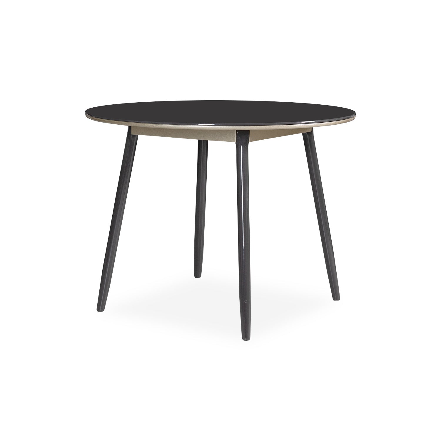 Comedor 4 Puestos Manhathan Capadocia Plata Circular