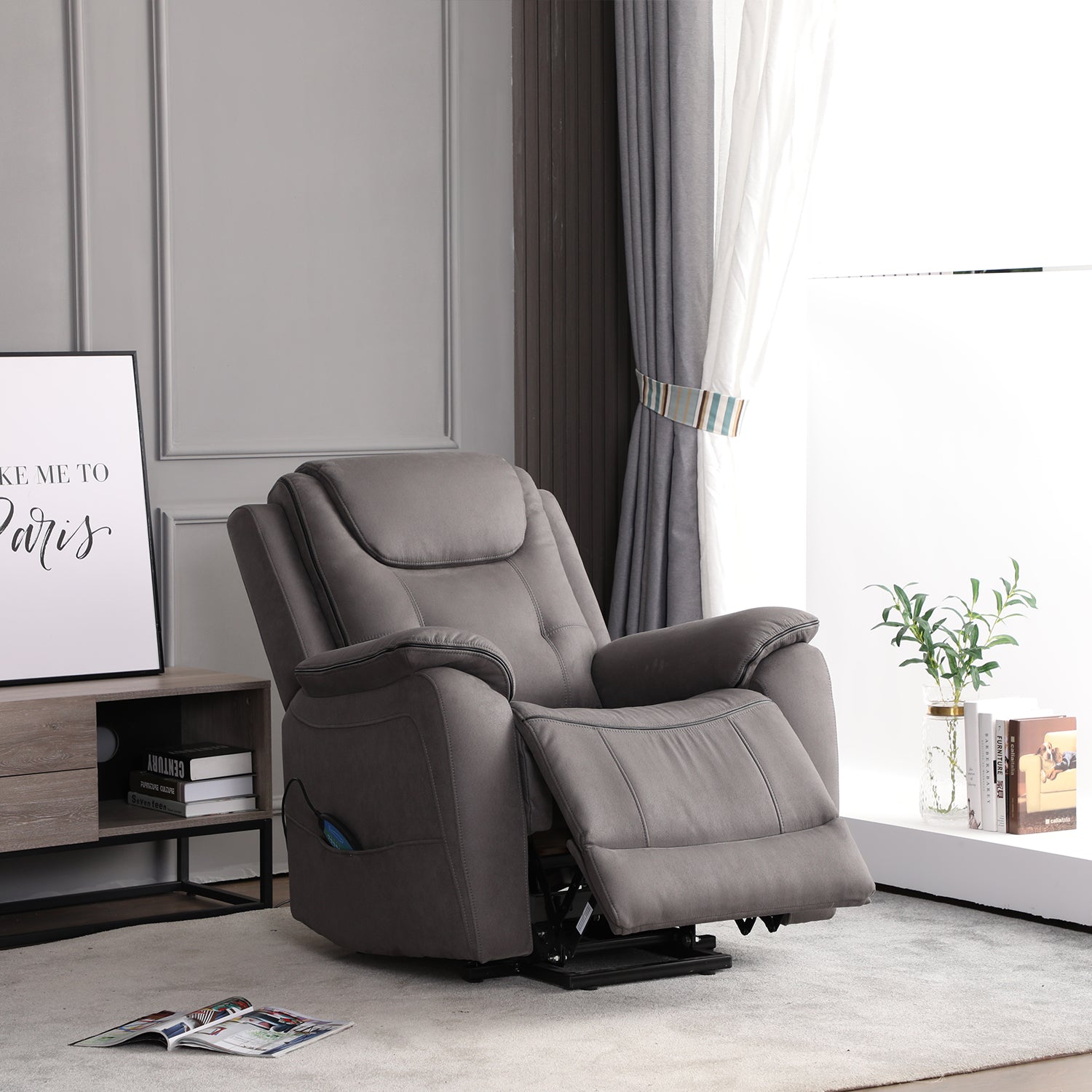 Silla Reclinable Azon Gris