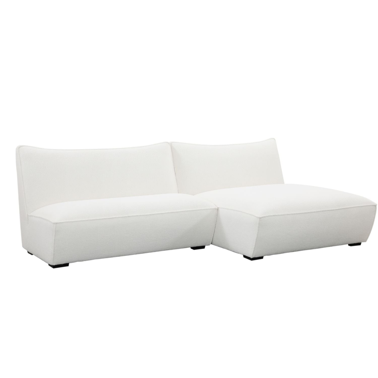 Sala Rinconera Bob Velvet Crema