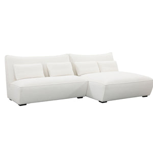 Sala Rinconera Bob Velvet Crema