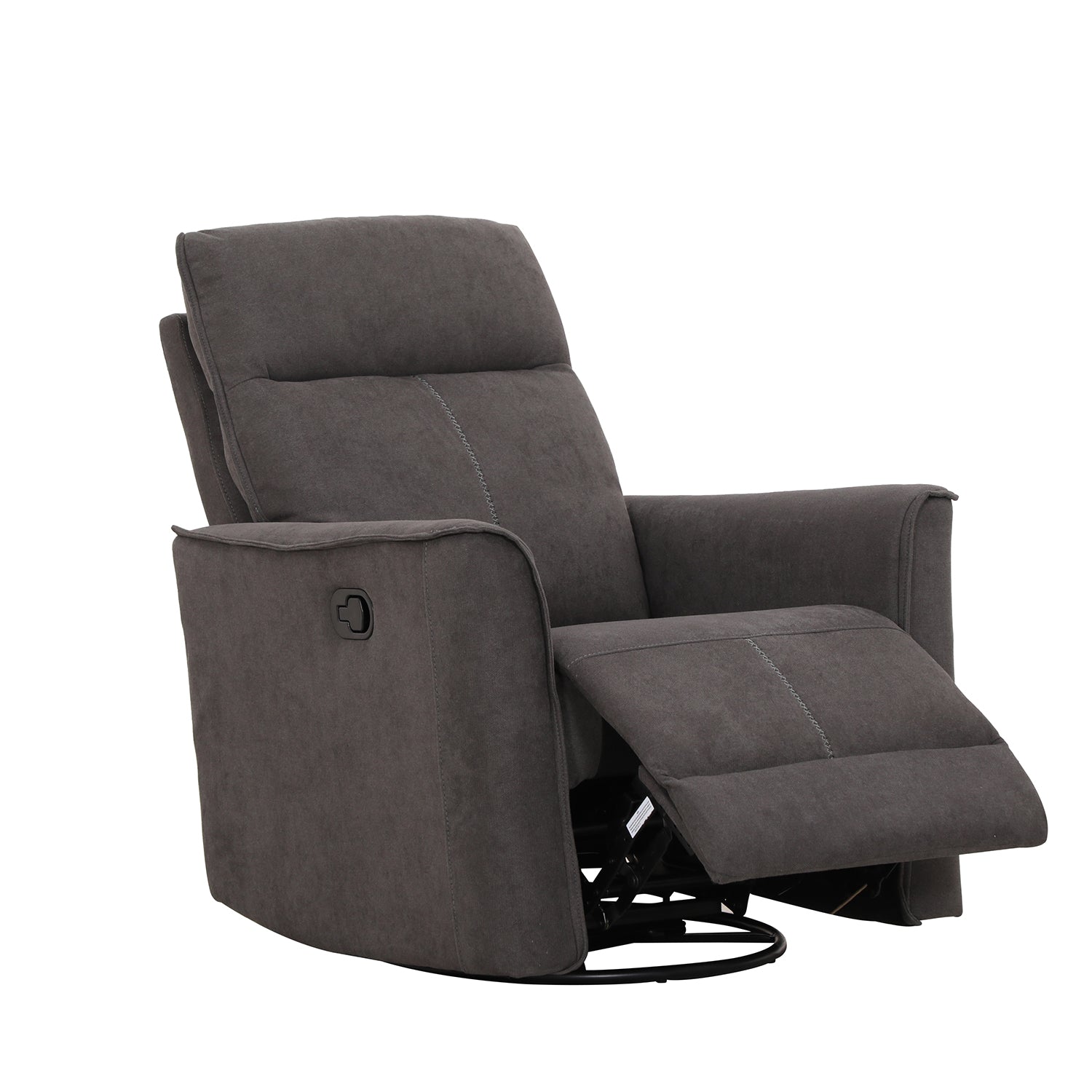 Silla Reclinable, Mecedora Banquo Gris Giratoria