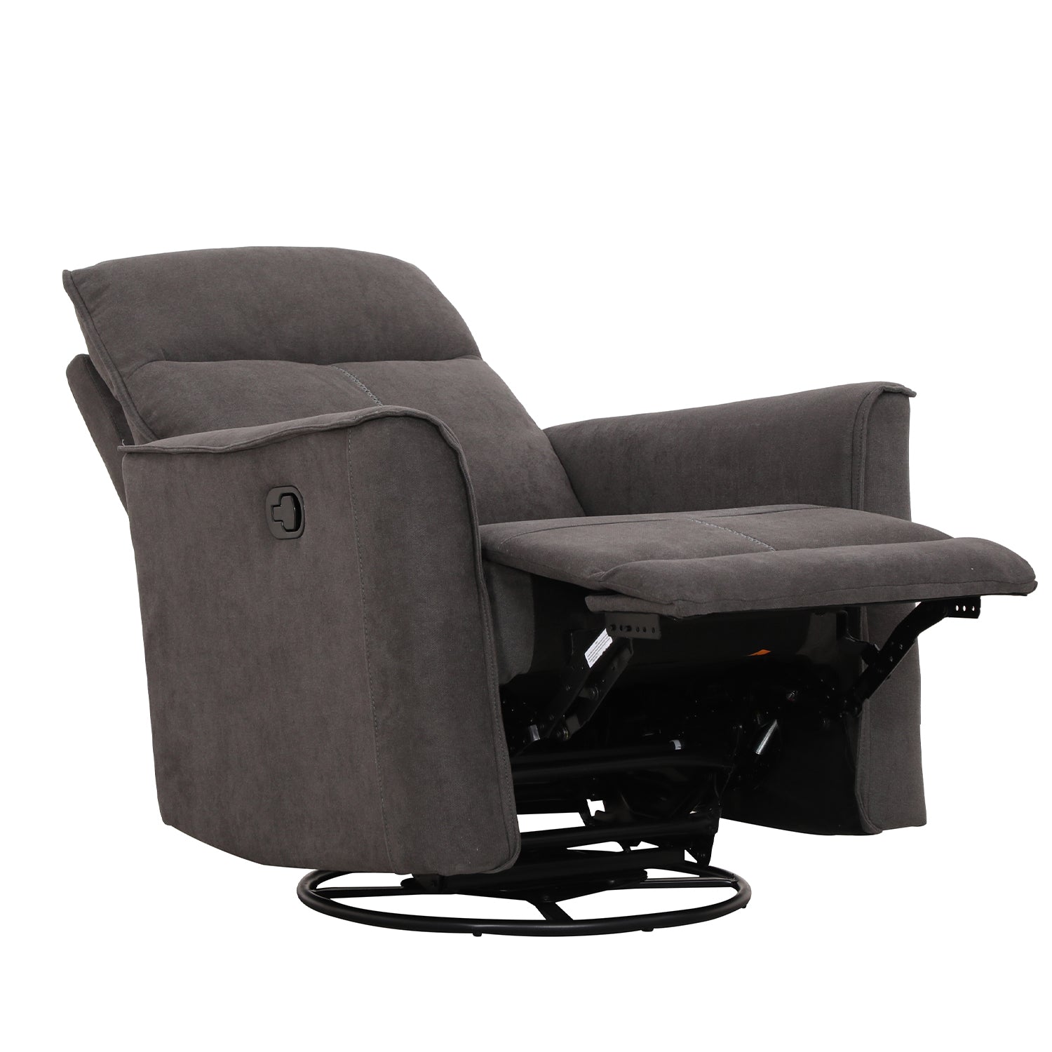 Silla Reclinable, Mecedora Banquo Gris Giratoria