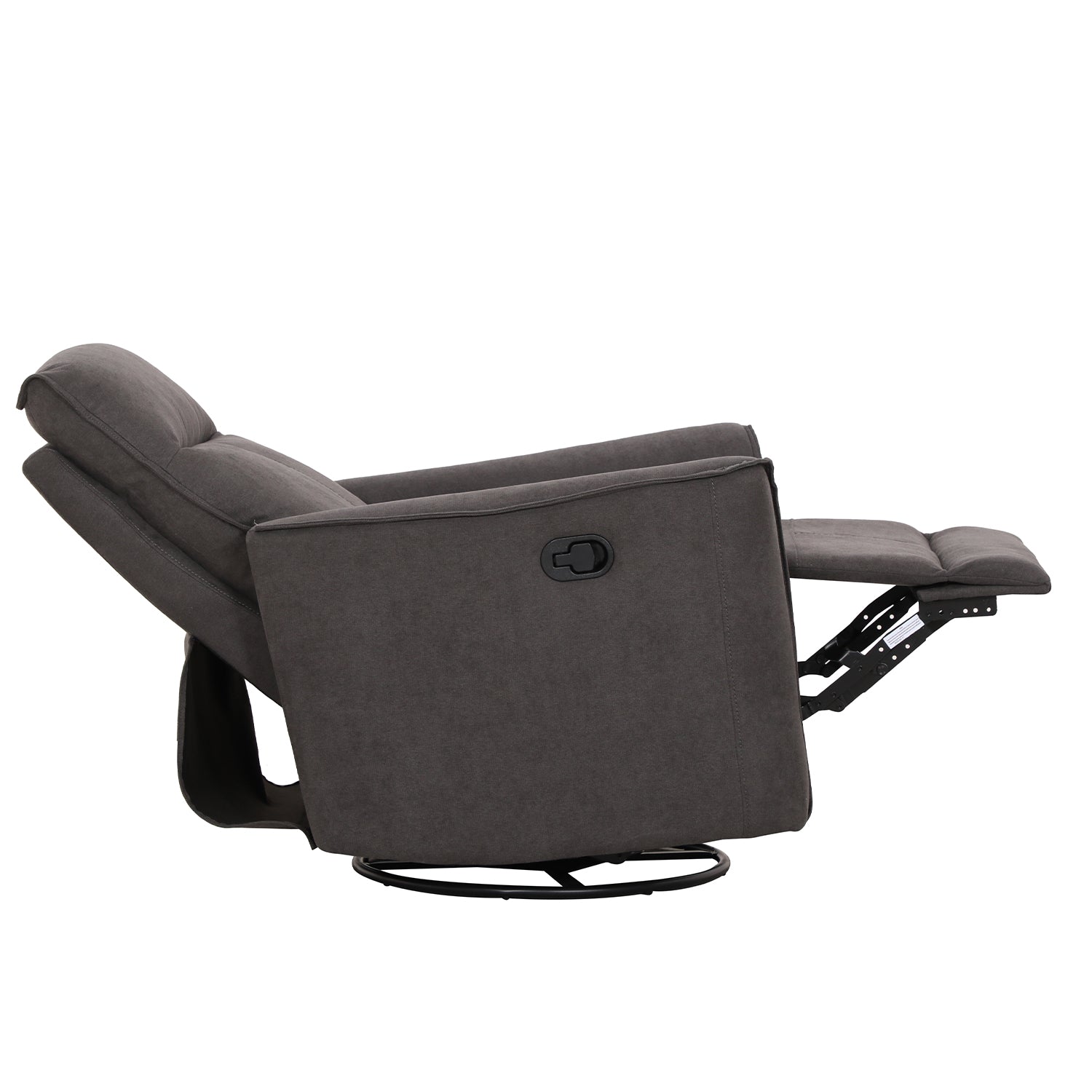 Silla Reclinable, Mecedora Banquo Gris Giratoria