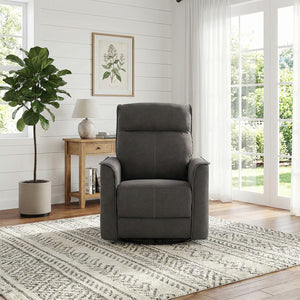 Silla Reclinable, Mecedora Banquo Gris Giratoria