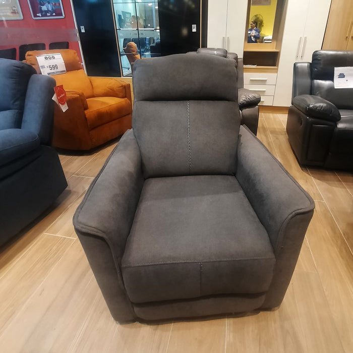 Silla Reclinable Banquo Gris Giratoria