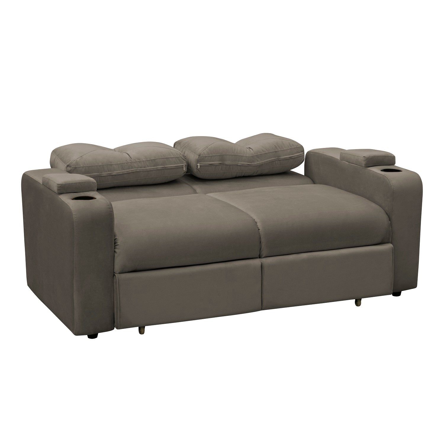 Sofá Cama Boston Velvet London Taupe