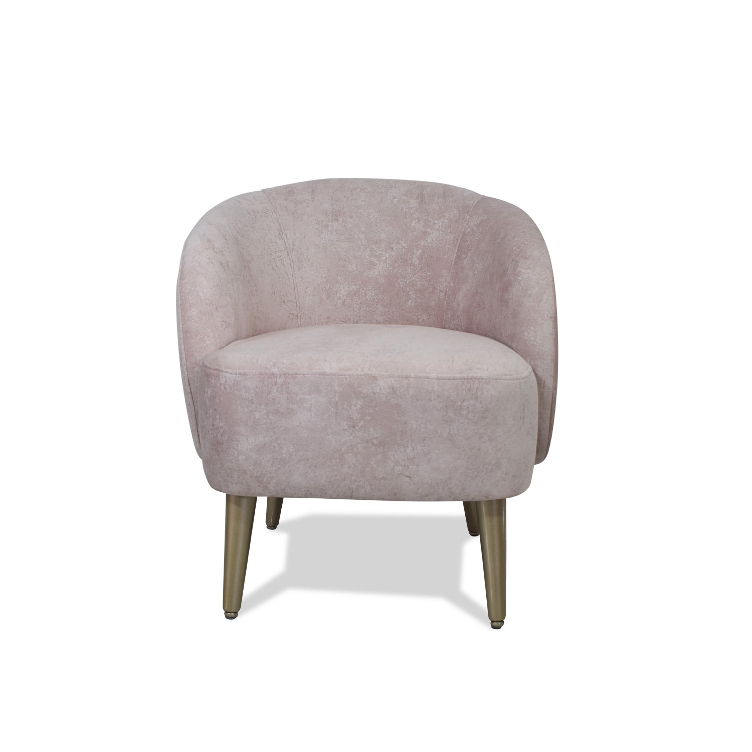 Butaca Colin Velvet Prisma Rosa, Champaña