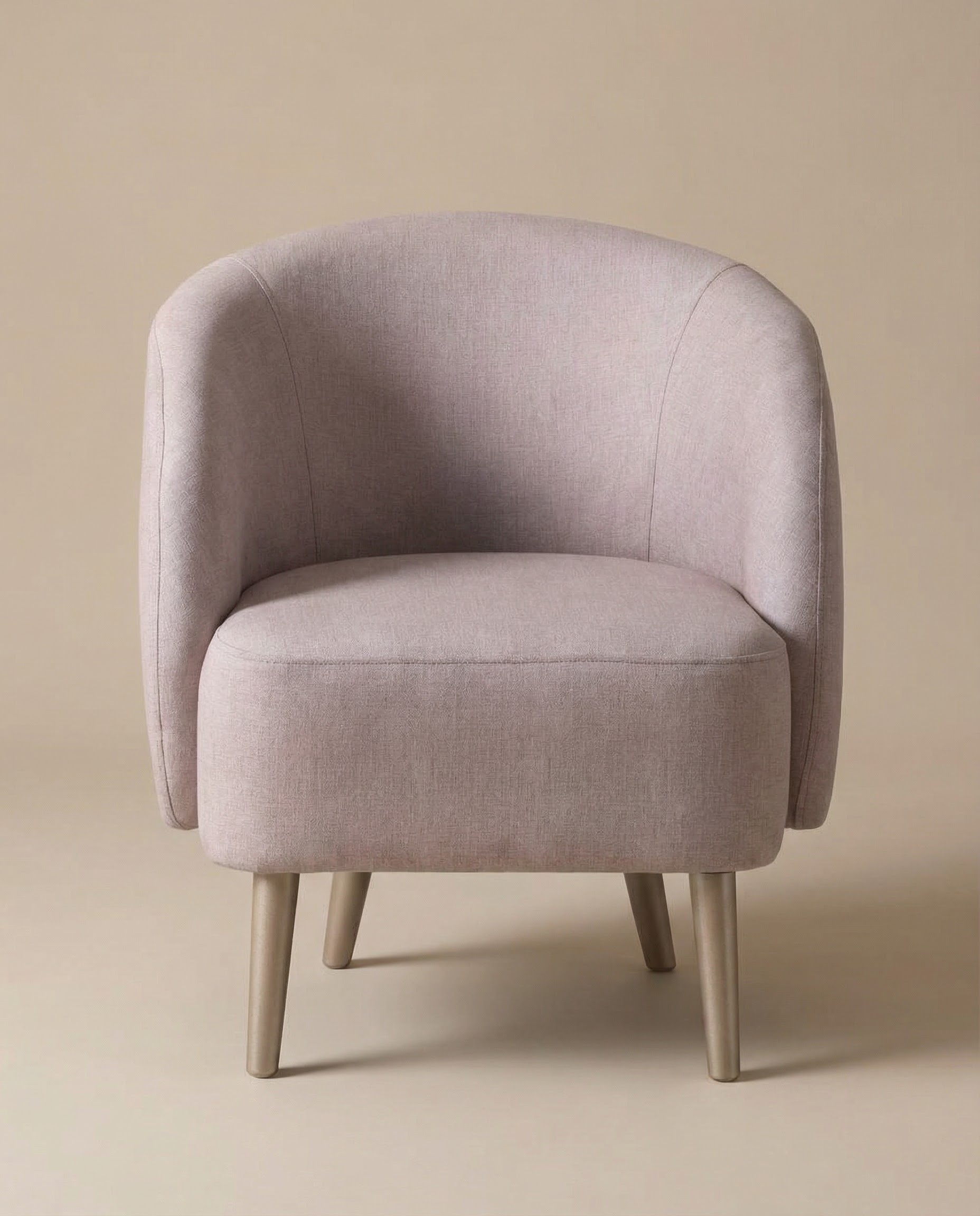 Butaca Colin Velvet Prisma Rosa, Champaña