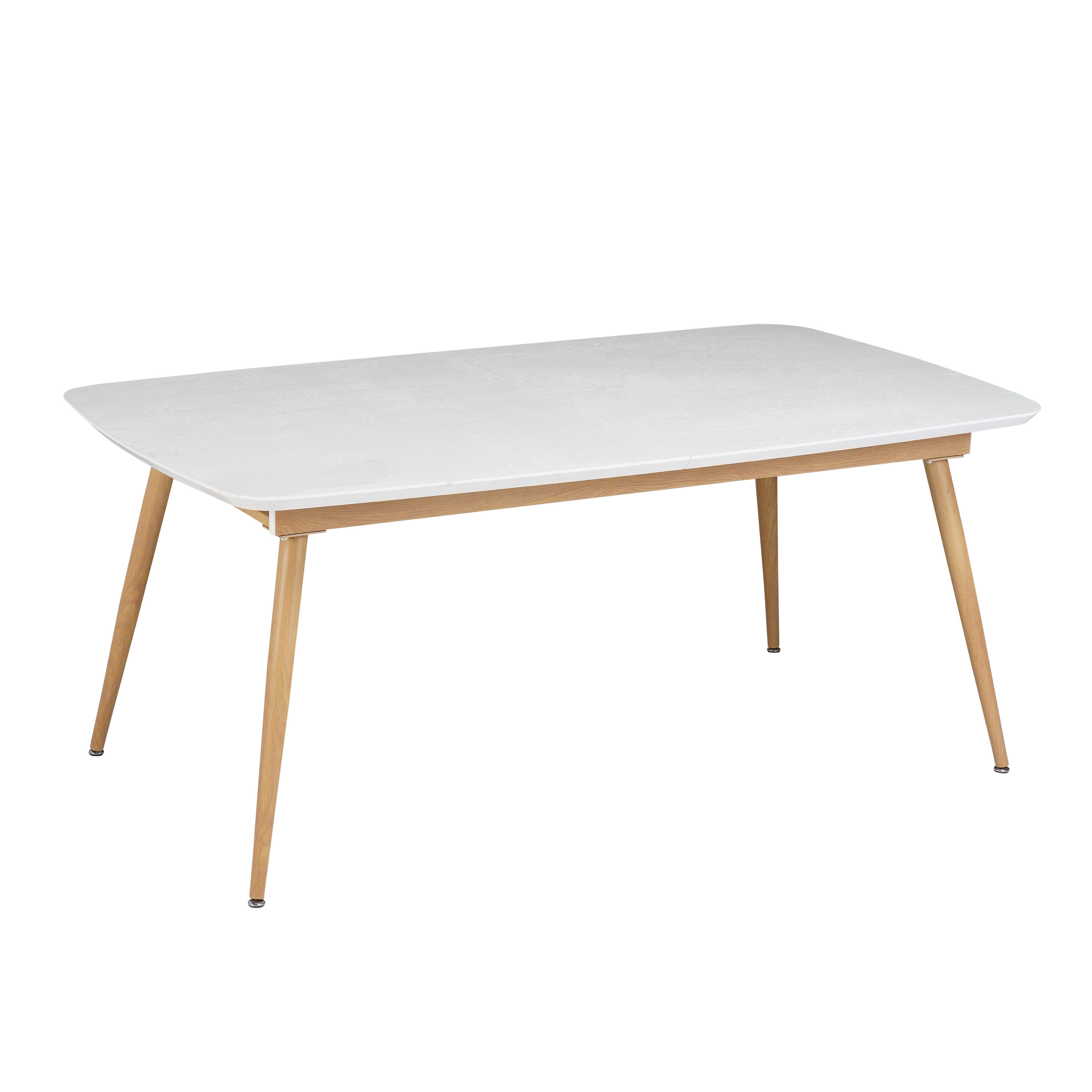 Mesa Comedor 6 Puestos Utah Blanca Extensible
