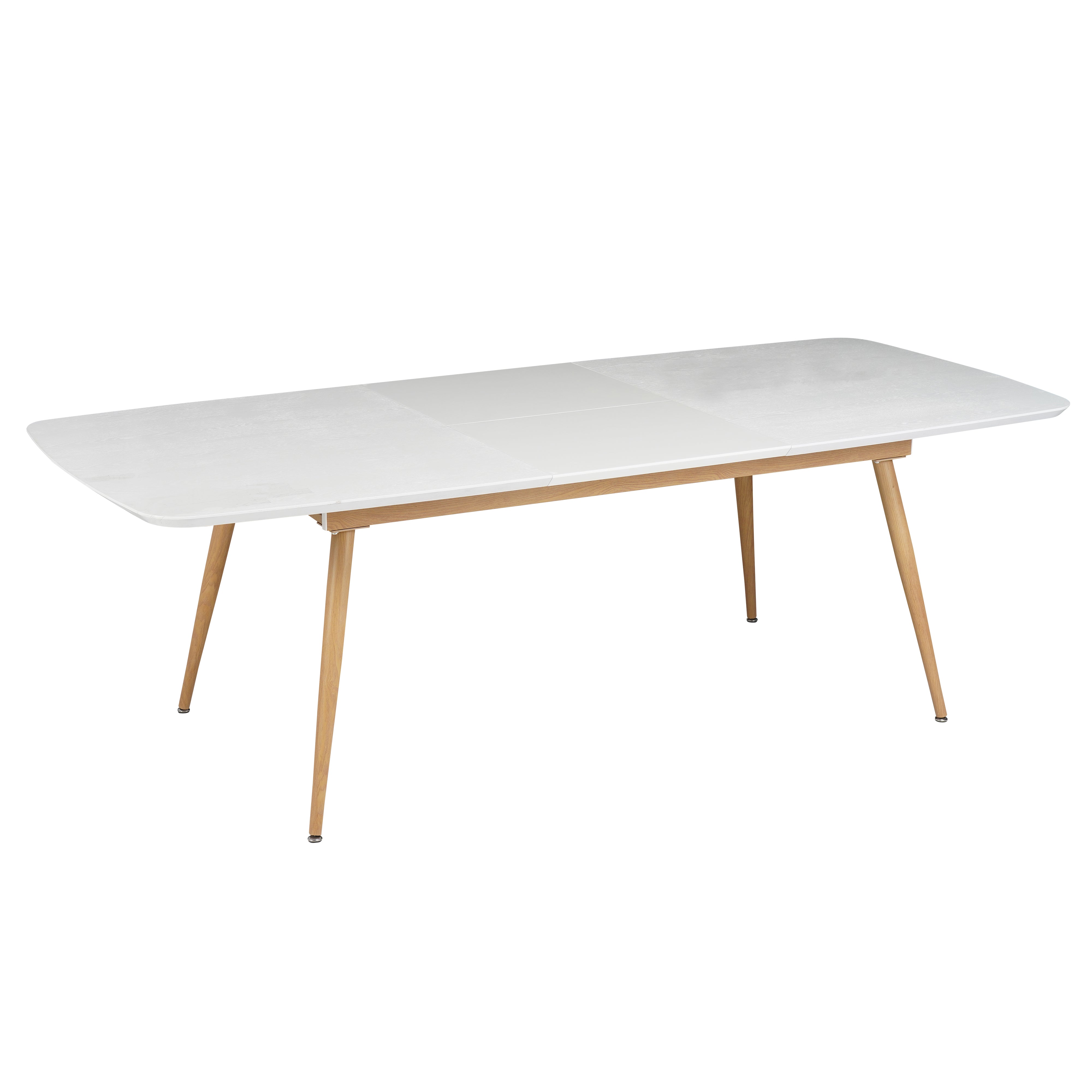 Mesa Comedor 6 Puestos Utah Blanca Extensible