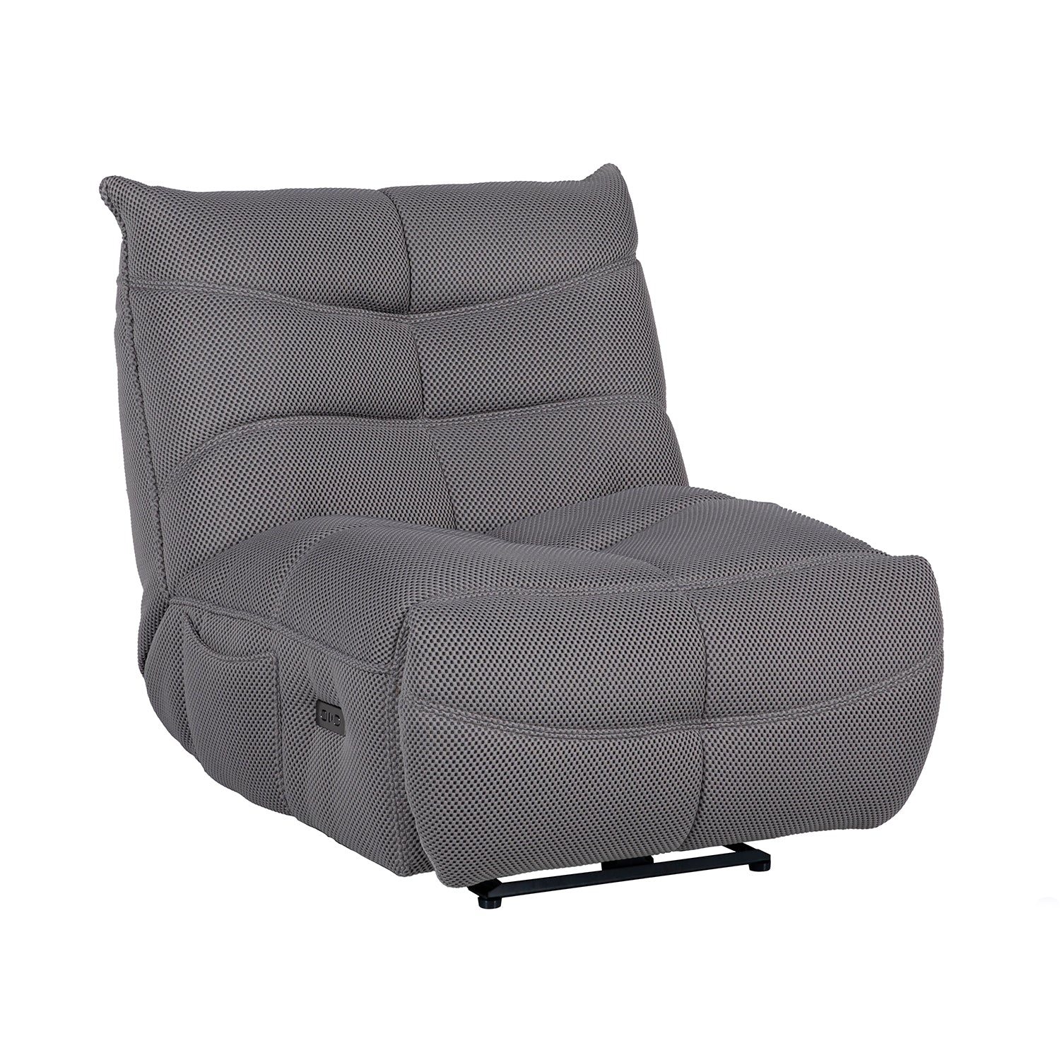 Silla Reclinable Mecedora Aston Gris Oscuro Manual
