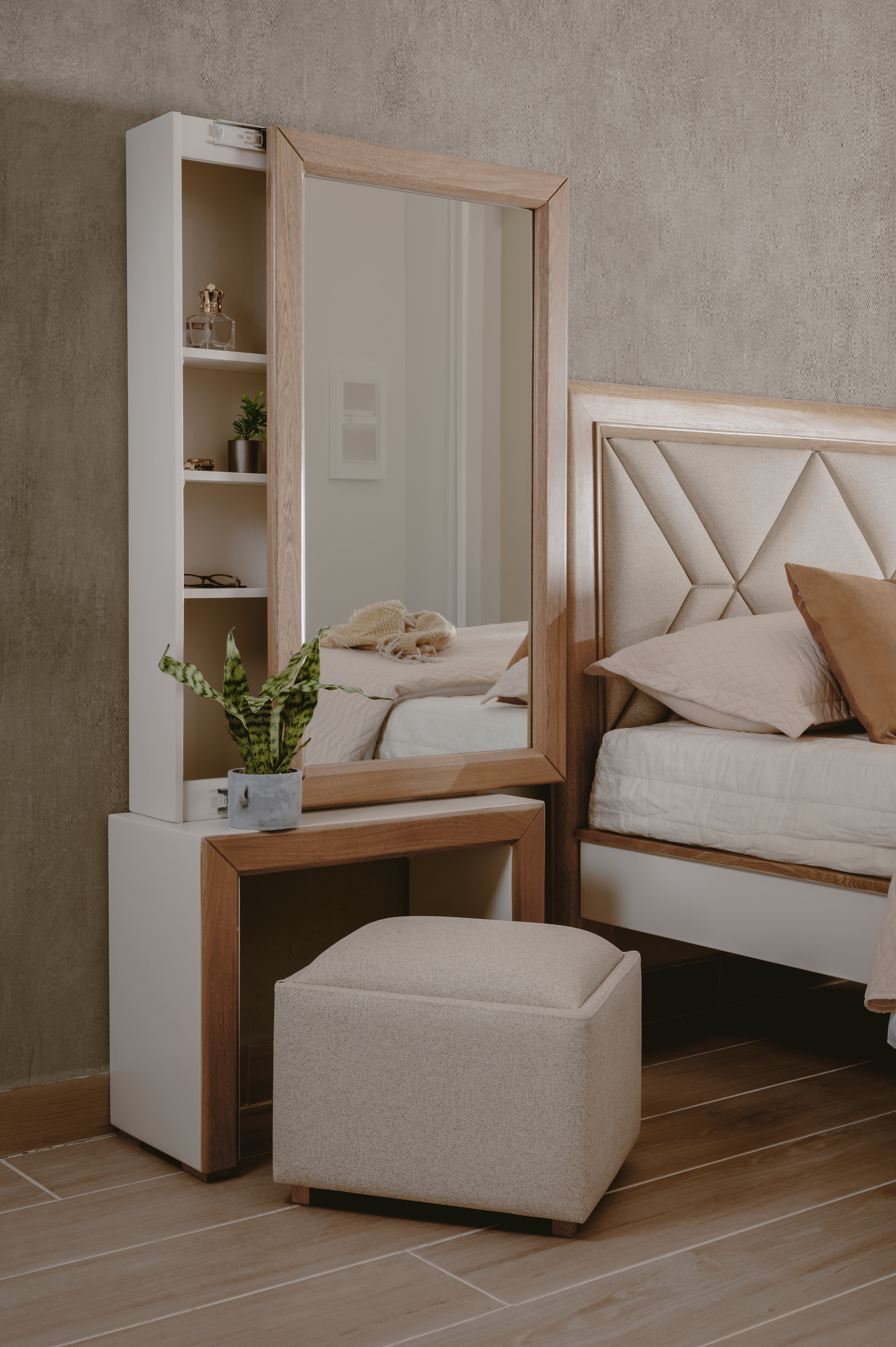 Tocador Marriot Natural, Off White