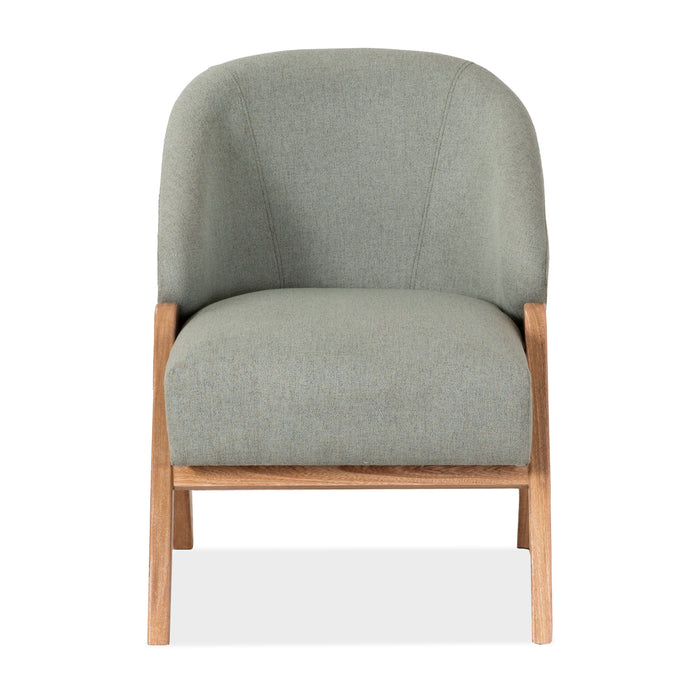 Butaca Ryan Lino Verona Verde, Natural