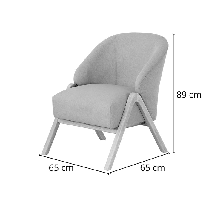 Butaca Ryan Lino Verona Verde, Natural