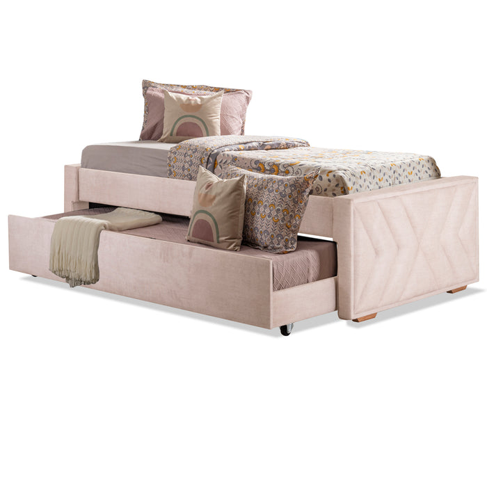 Cama Auxiliar Dúplex Vallarta Beige, Champaña