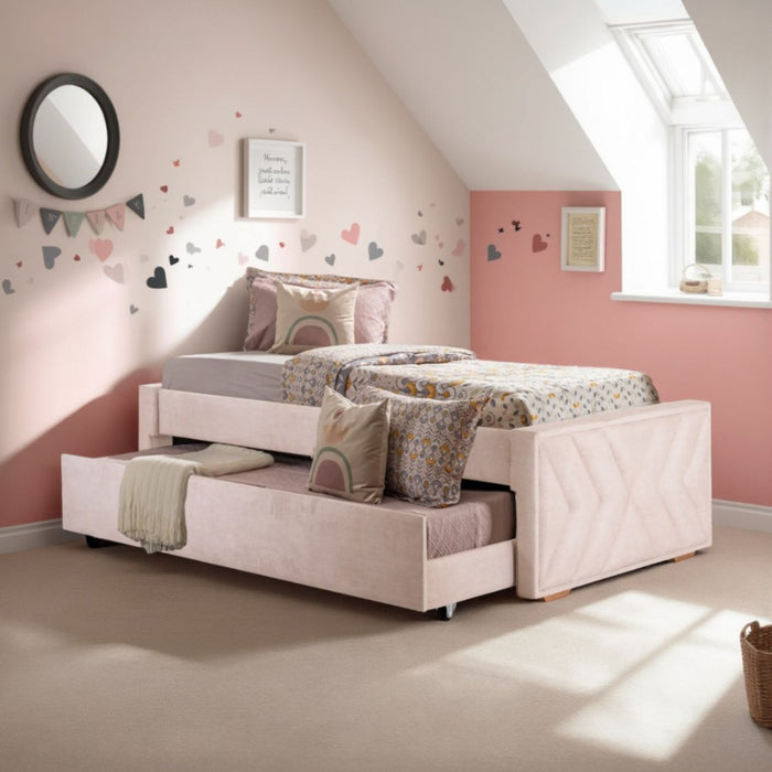 Cama Auxiliar Dúplex Vallarta Beige, Champaña