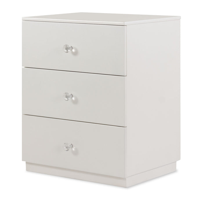 Mesa de Noche Tiana Blanco Perla