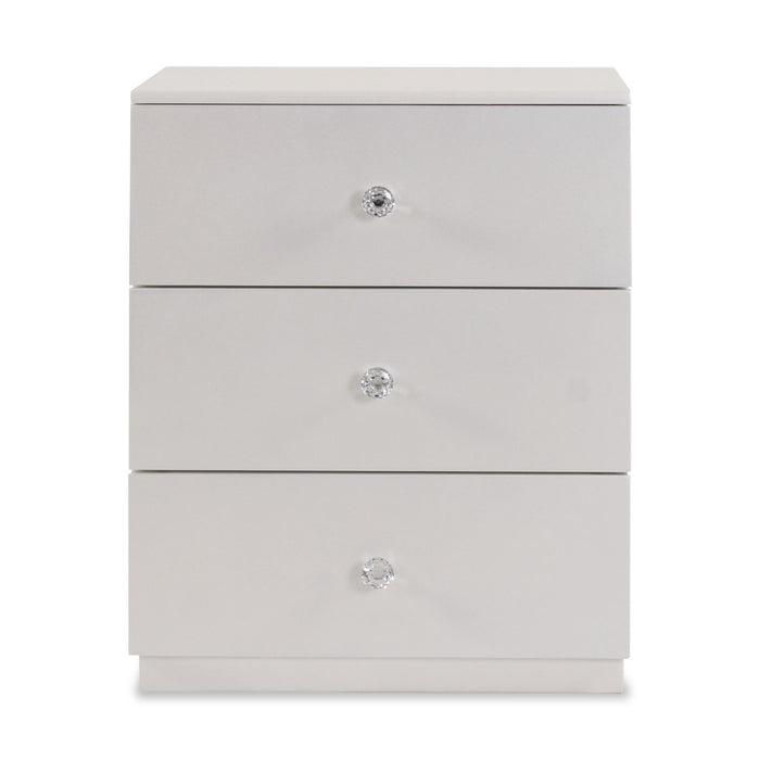 Mesa de Noche Tiana Blanco Perla