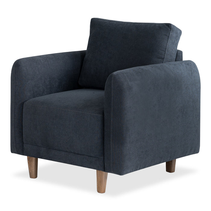 Juego de Sala Lana Microfibra Dorsey Gris, Natural