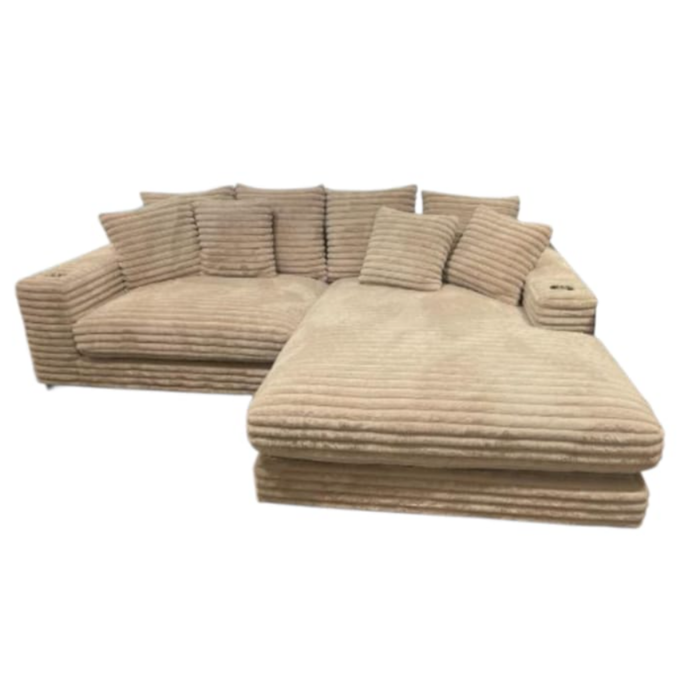 Sala Rinconera Andru Velvet Taupe