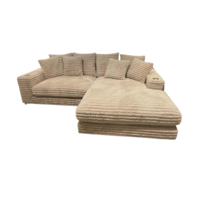 Sala Rinconera Andru Velvet Taupe