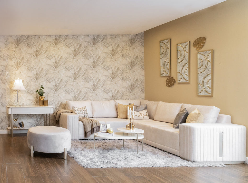 Sala Rinconera Victoria Luxury Sand, Champaña Premium