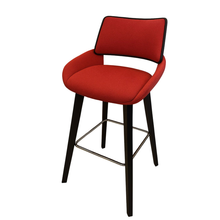 Silla De Bar Arlette Lino Rojo