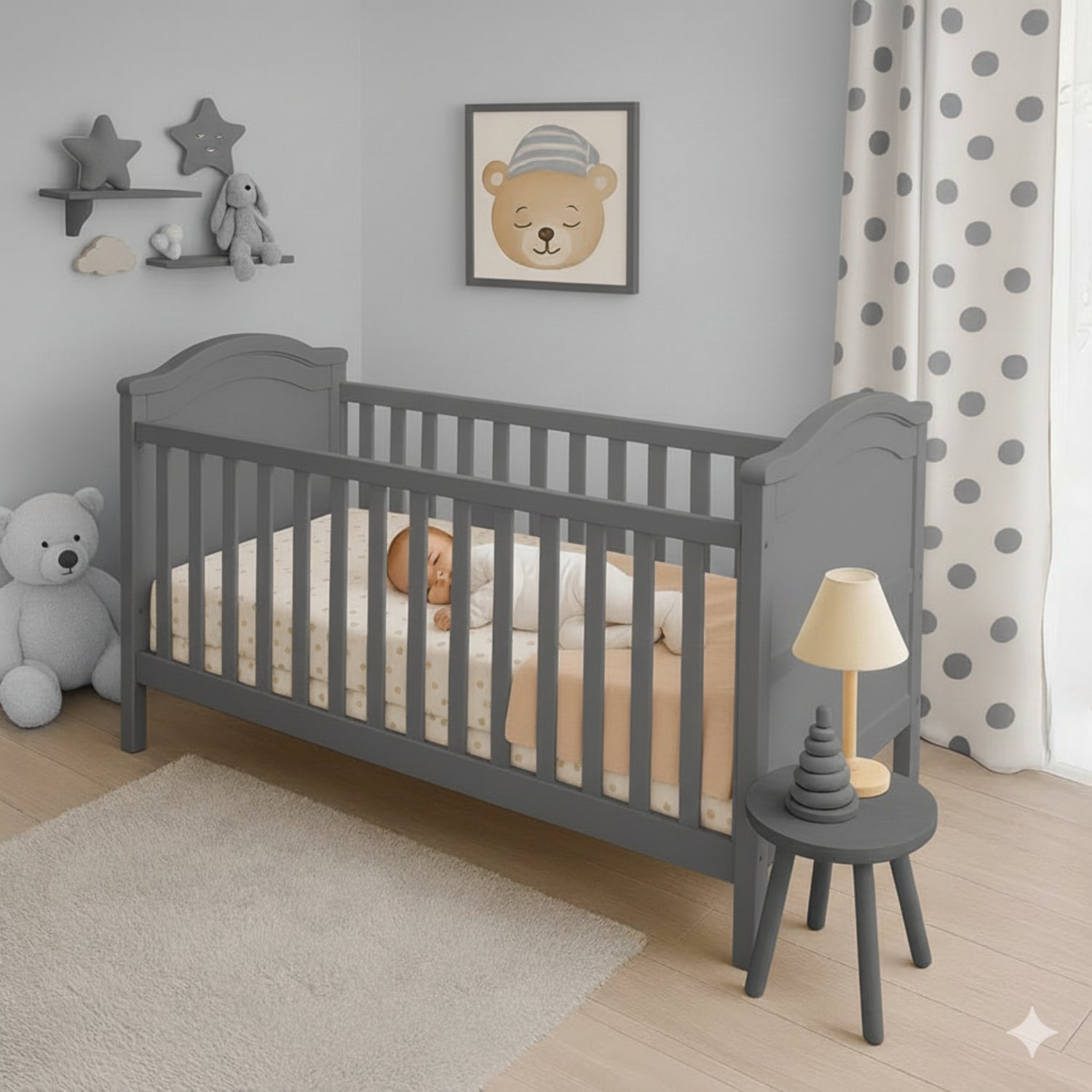 Cuna Tebas Gris