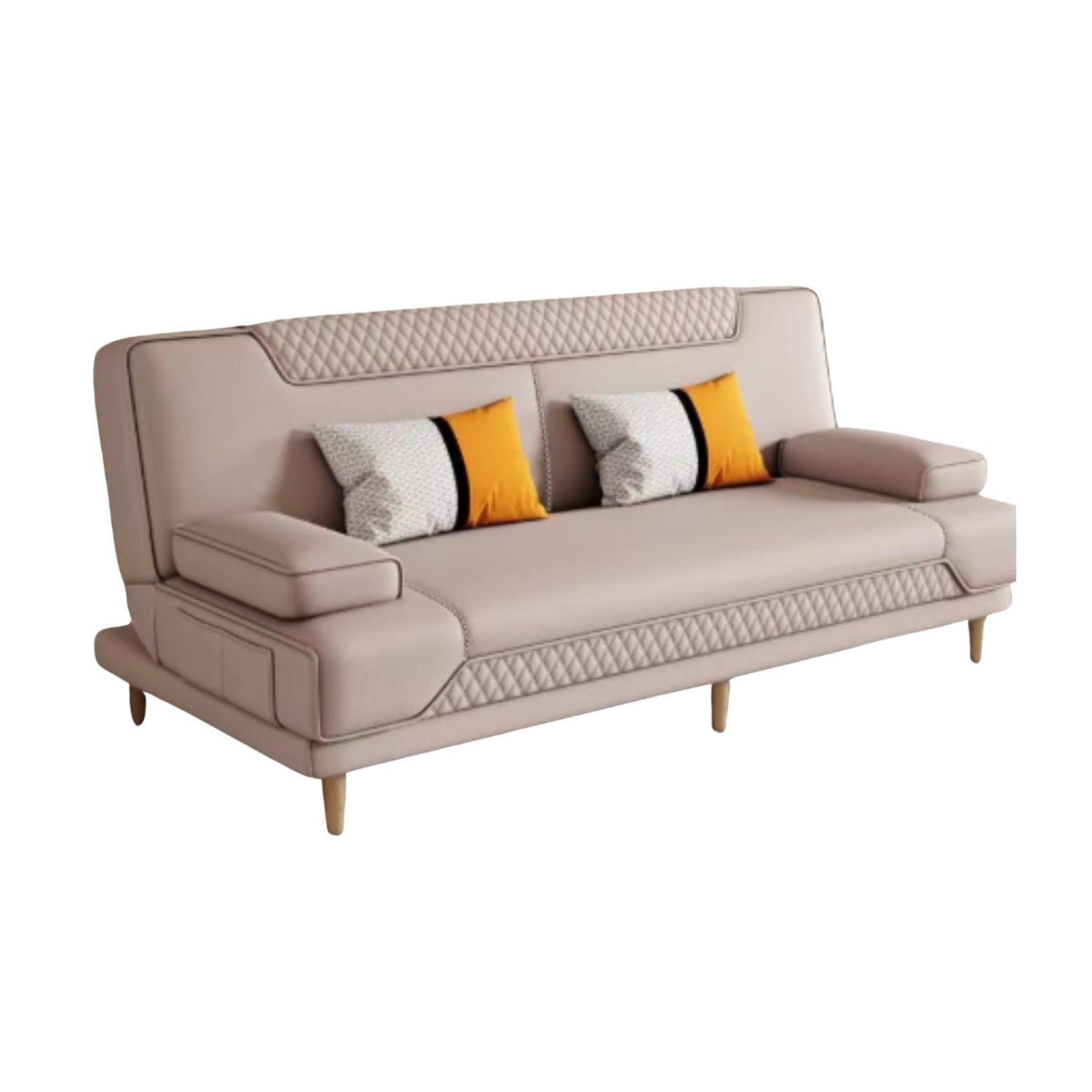 Sofá Cama Calipso Eurocuero Beige