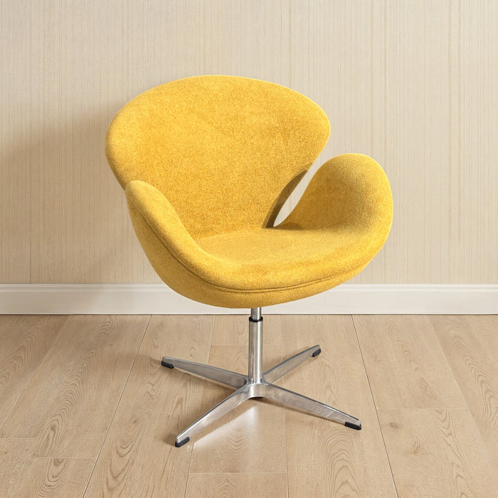 Silla Twist Velvet Mostaza