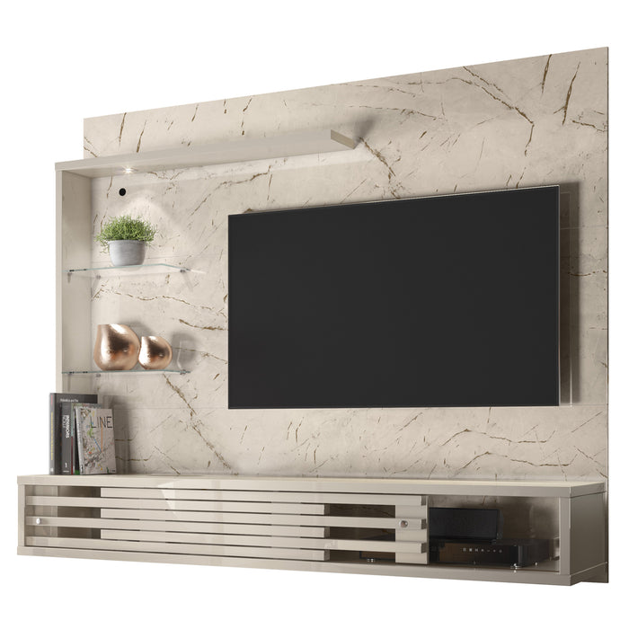 Panel de Tv  Florens Off White, Marmol