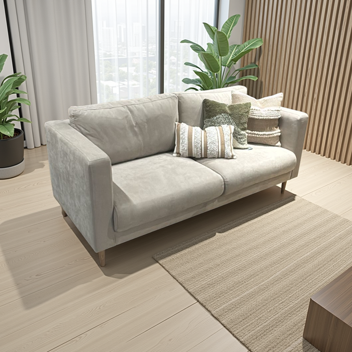 Sofá 3 Puestos Mark Carter Taupe