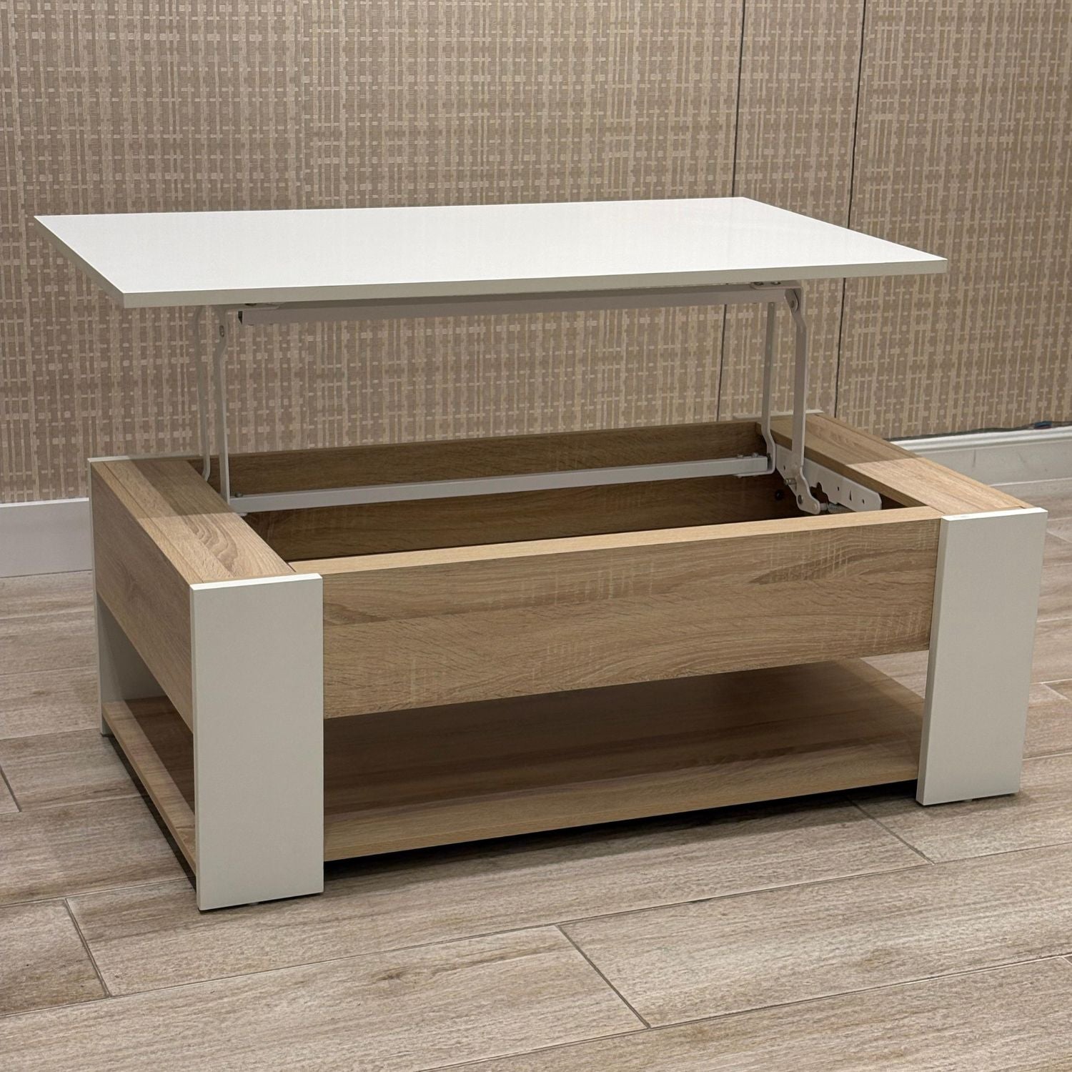 Mesa De Centro Karim Blanco, Natural