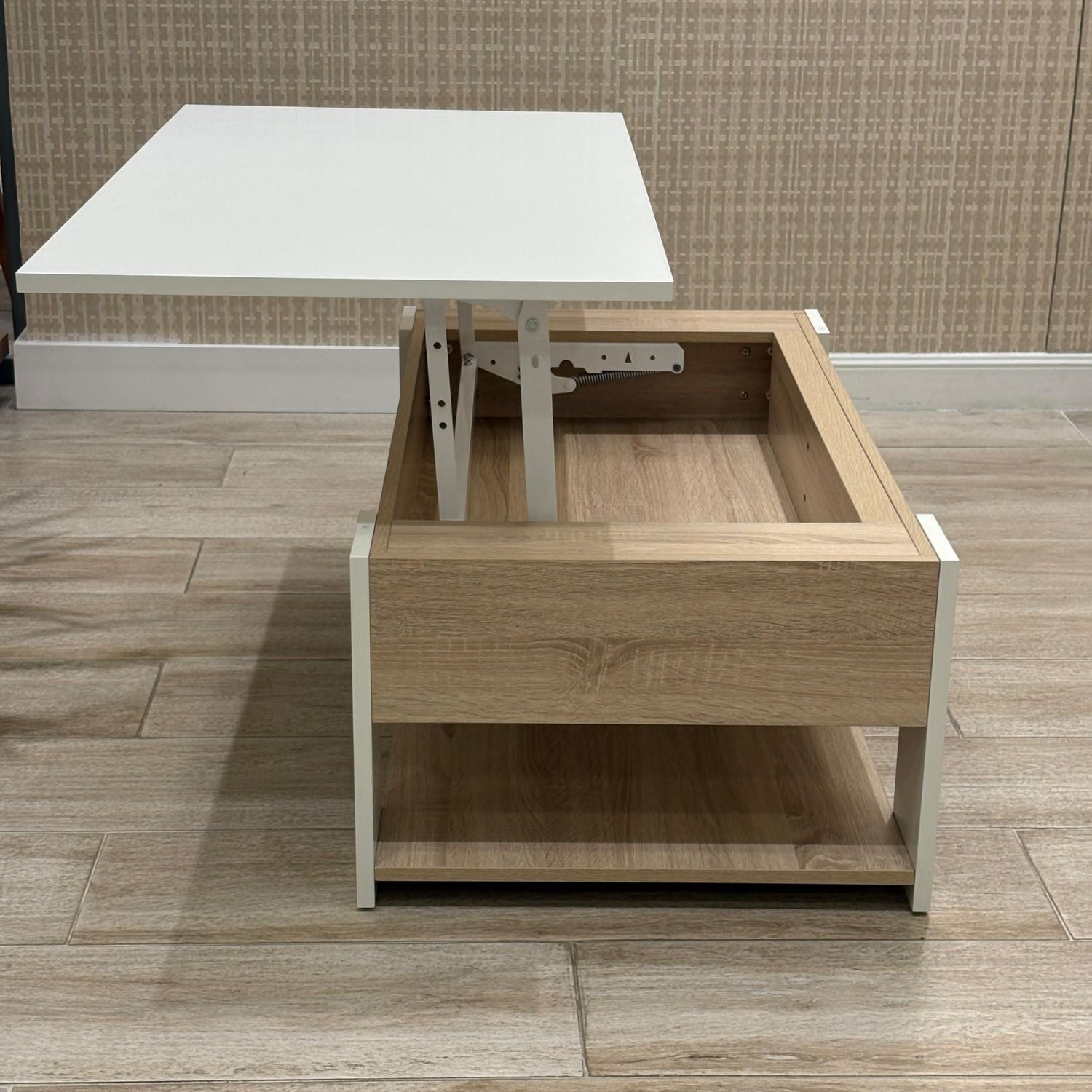 Mesa De Centro Karim Blanco, Natural