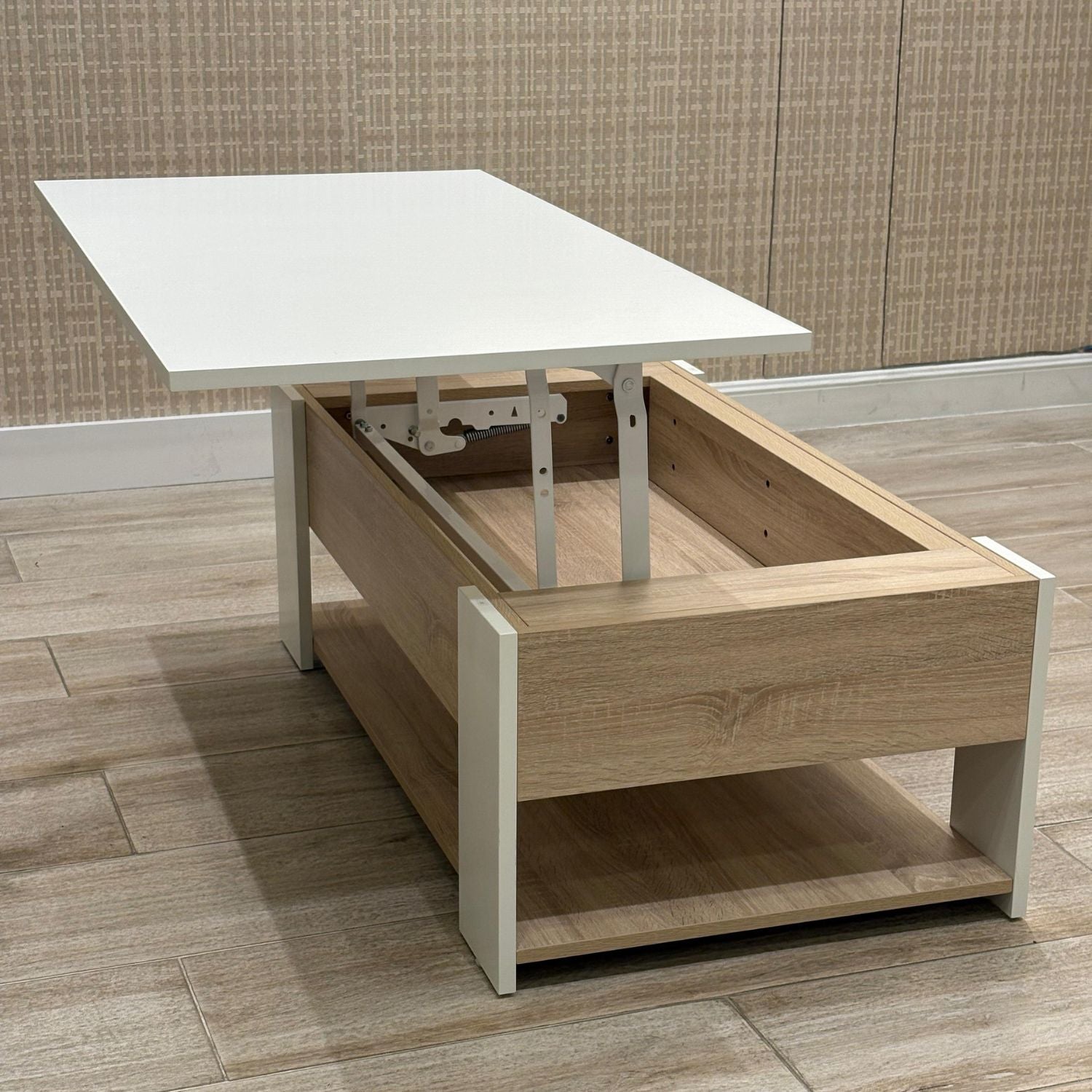 Mesa De Centro Karim Blanco, Natural