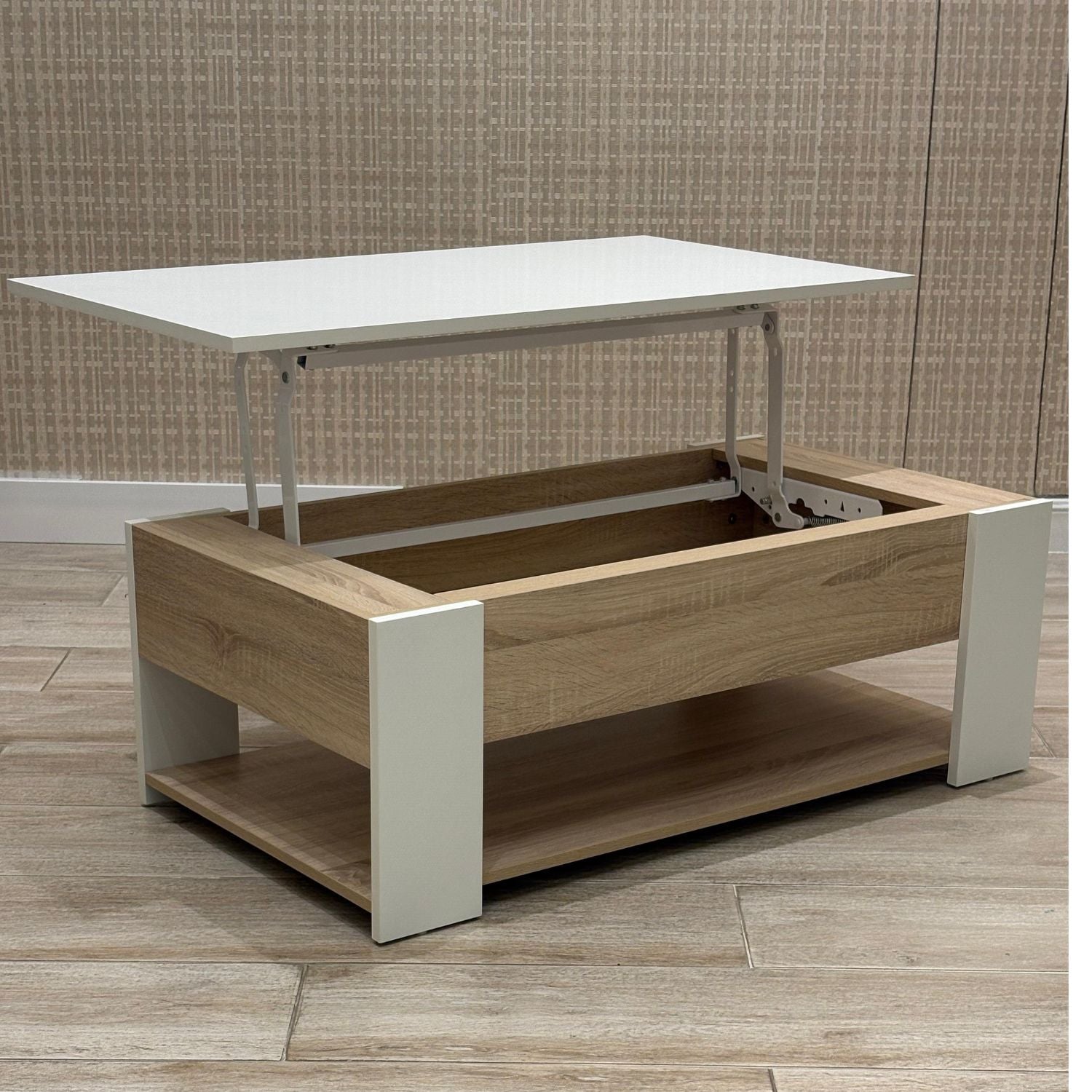 Mesa De Centro Karim Blanco, Natural