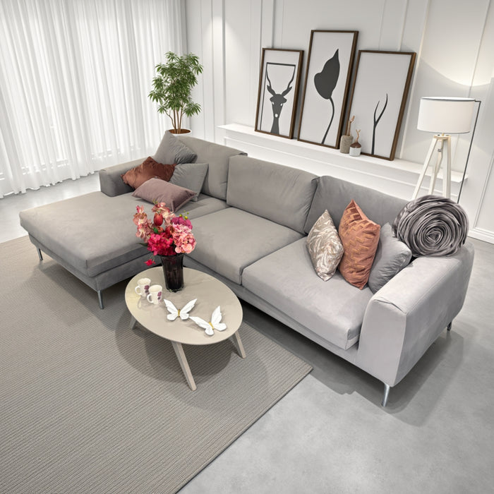 Sala Rinconera Depot Gris Orientación Izquierda